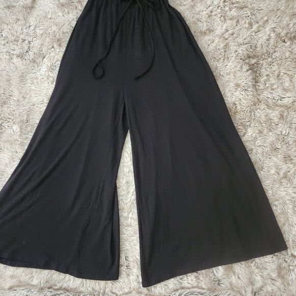 Paraphrase Wide Leg Sleeveless Jumper Black‎ NWT Women's Size Medium - Picture 3 of 10